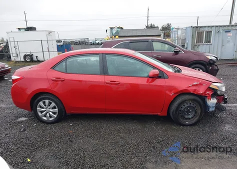 2015 Toyota Corolla Le from USA, damaged, VIN 2T1BURHE4FC258277